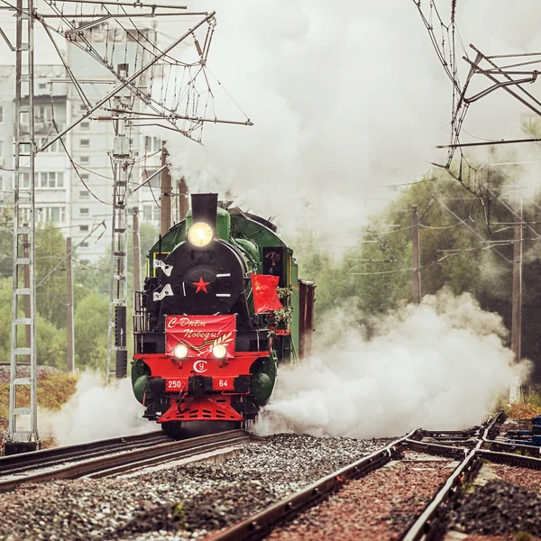 Tren de vapor retro . — Foto de Stock