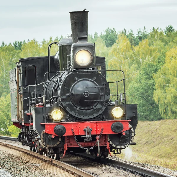 Locomotive à vapeur rétro . — Photo