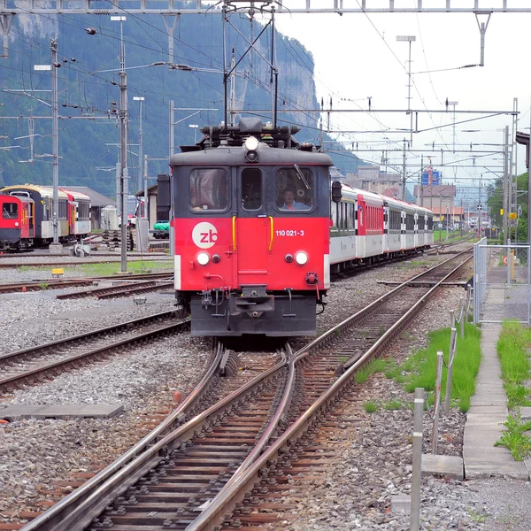 The passenger train. — Stock Photo, Image