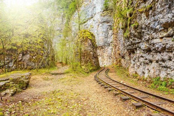 좁은 계기 철도. — 스톡 사진