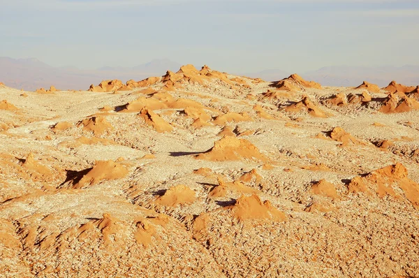 Vale da Lua no deserto do Atacama . — Fotografia de Stock