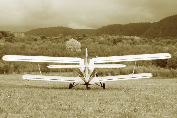 Antiguo avión retro . —  Fotos de Stock