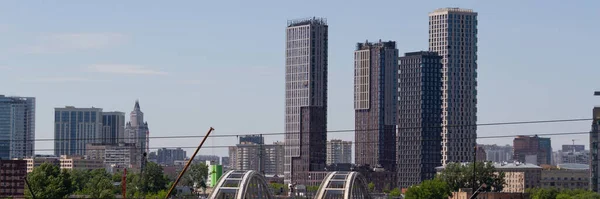 Infrastruktur Des Schlafquartiers Der Stadt Wohnraum Für Urbane Familien Einem — Stockfoto