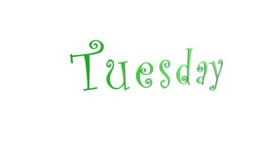 Beyaz arkaplandaki 3D metin 