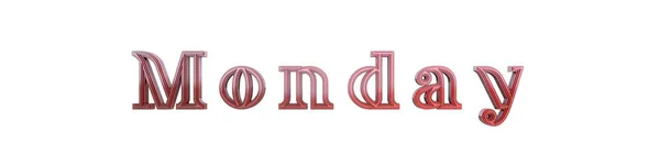 Beyaz arkaplandaki 3D metin 