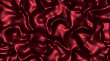 Sonsuz dalga boyalı soyut arkaplan. Üç boyutlu grafikler. Parlak renkli dalgalar. Sıvı simülasyonu. Videofon. İpek kumaş simülasyonu.