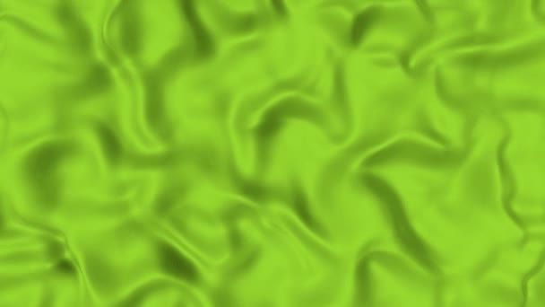 完全に無限の波の抽象的な背景の色をループ 3Dグラフィックス 光沢のある色の波 流体シミュレーション ビデオ電話だ 絹織物のシミュレーション — ストック動画