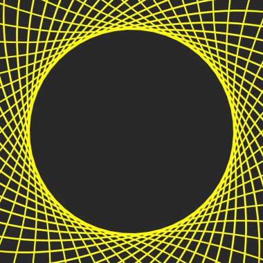 Dairesel altın dekor. Dekoratif resim.