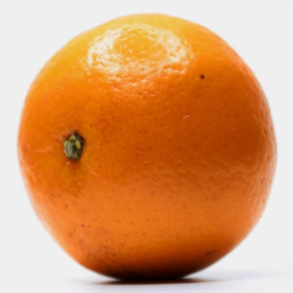 Mandarine Auf Weißem Hintergrund Großaufnahme Zitrusfrüchte — Stockfoto