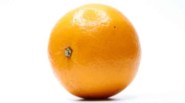 Mandarine Auf Weißem Hintergrund Großaufnahme Zitrusfrüchte — Stockfoto