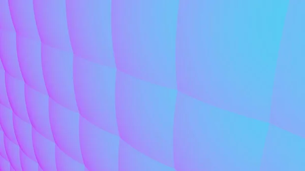 凸体体积形状的抽象蓝色背景 3D渲染图像 桌面墙纸 — 图库照片