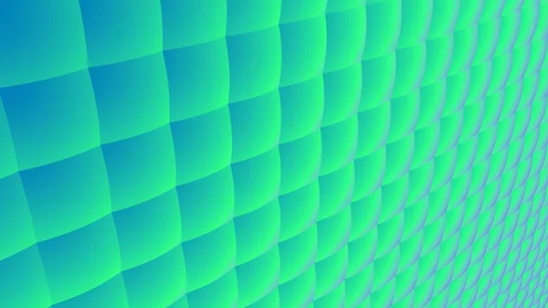 Abstract Groen Blauwe Textuur Achtergrond Van Convexe Volumetrische Vormen Weergave — Stockfoto