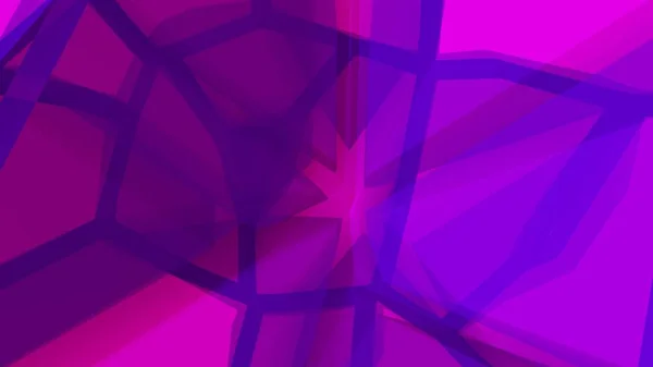 Abstract Purple Background Polygons Lines Rendering Image — Stock Photo, Image