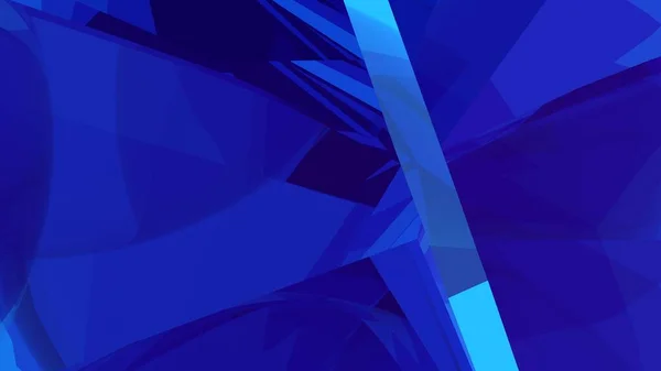 Fondo Azul Abstracto Líneas Polígonos Triángulos Fondos Escritorio Imagen Renderizado —  Fotos de Stock