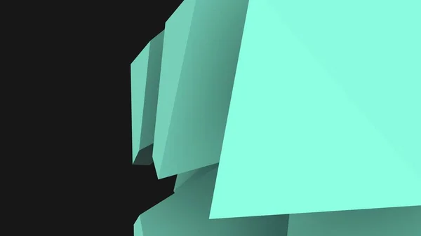 Анотація Зберігача Екрана Стільниці Вигляді Багатокутних Площин Сірому Фоні Геометричний — стокове фото
