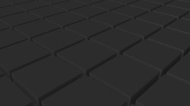 Gizli 3D küplerden yapılmış bir uçak. Masaüstü duvar kağıdı. Resim oluşturuluyor.