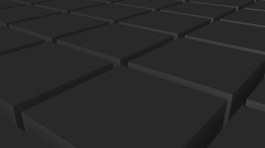 Gizli 3D küplerden yapılmış bir uçak. Masaüstü duvar kağıdı. Resim oluşturuluyor.