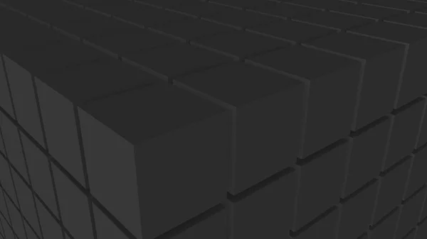 Gizli 3D küplerden yapılmış bir uçak. Masaüstü duvar kağıdı. Resim oluşturuluyor.