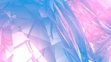 Kırık çizgiler ve gradyan şeklinde soyut bir arkaplan. Resim oluşturuluyor