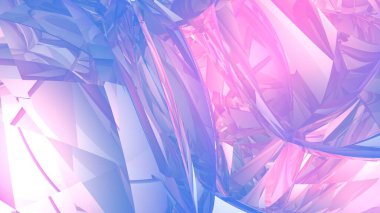 Kırık çizgiler ve gradyan şeklinde soyut bir arkaplan. Resim oluşturuluyor