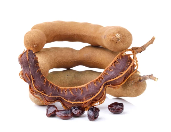 Tamarind fehér alapon — Stock Fotó