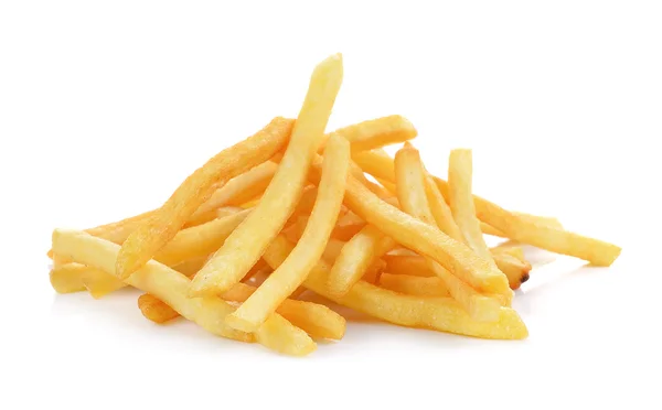 French fried on white background Royalty Free Stock Images