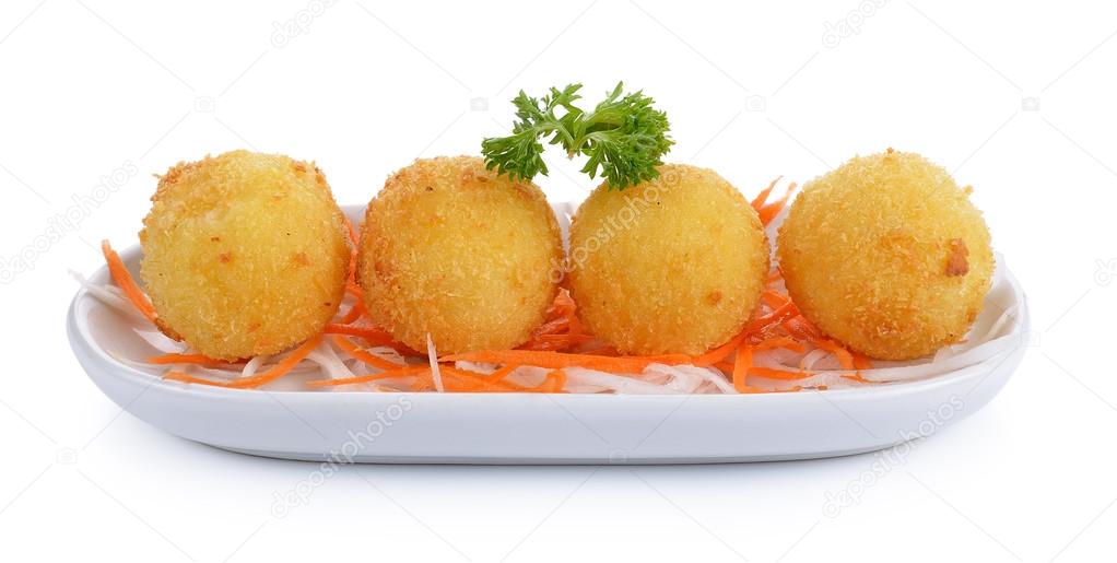 Fried blue cheese balls hi-res stock photography and images - Alamy