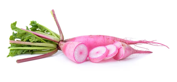 Radishes isolated on white background — Stock Photo, Image