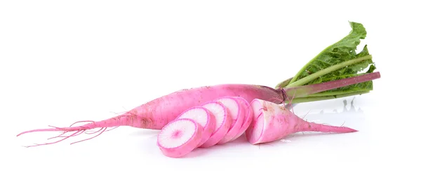 Radishes isolated on white background — Stock Photo, Image