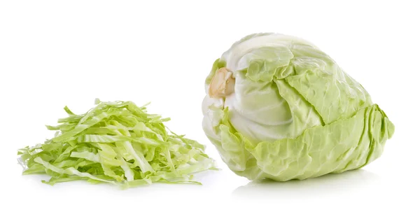 Cabbage on white background — Stock Photo, Image