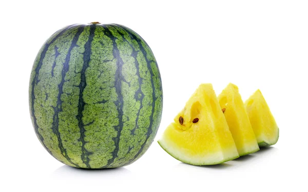 Watermelon on white background — Stock Photo, Image