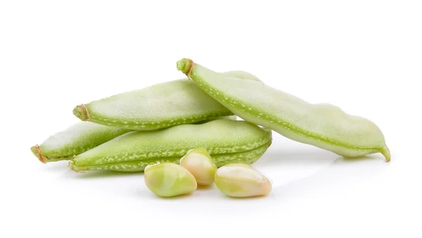 Green beans isolated on a white background — Stock Photo, Image