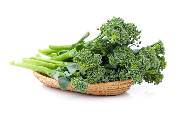Brócolos na cesta — Fotografia de Stock