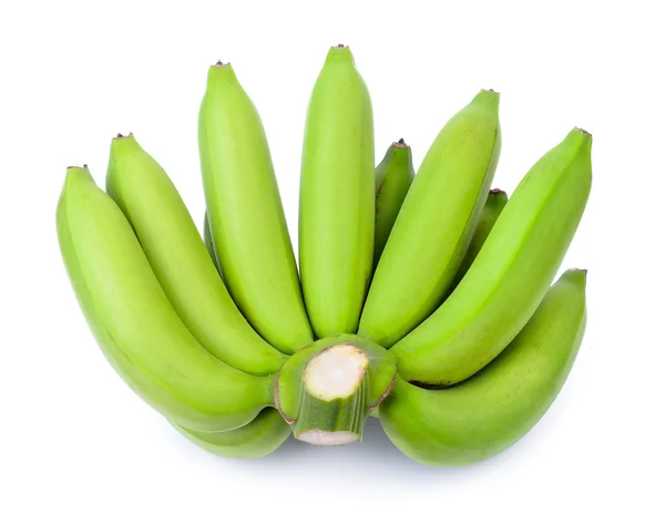 Plátano sobre fondo blanco —  Fotos de Stock