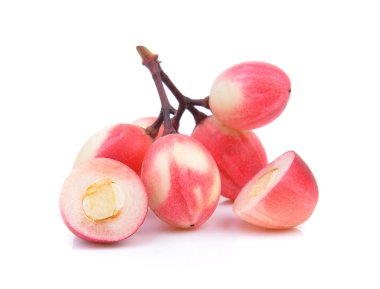 Carissa beyaz arka plan üzerinde