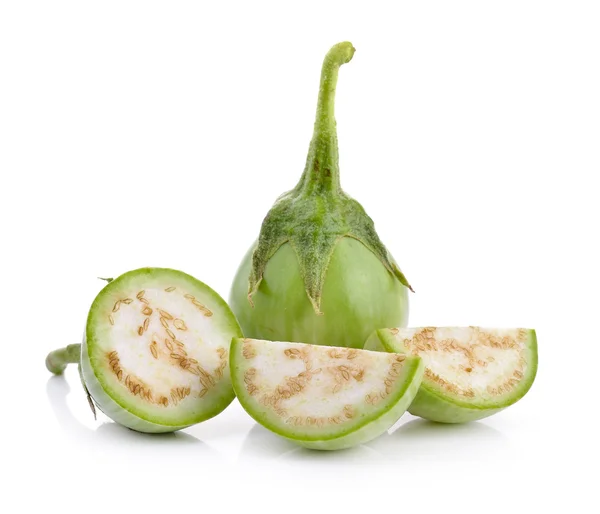 Eggplant on white background — Stock Photo, Image