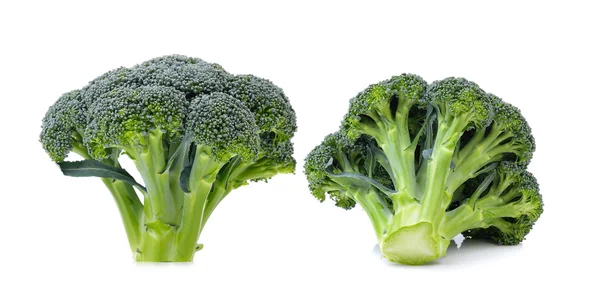 Broccoli på vit bakgrund — Stockfoto