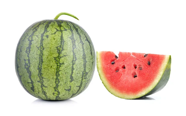 Watermelon on white background — Stock Photo, Image