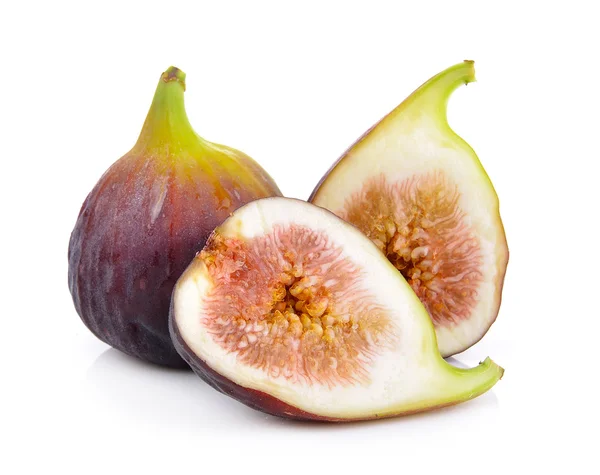 Figs on white background — Stock Photo, Image