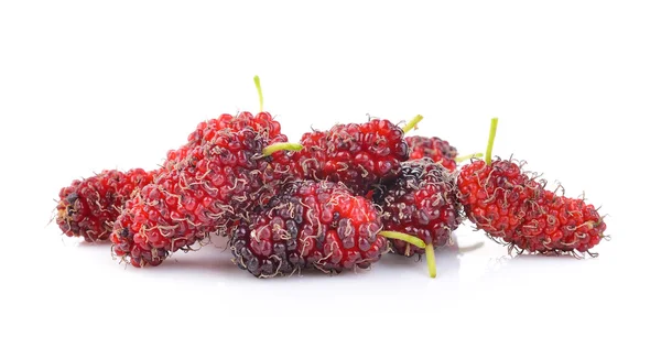 Mulberry on white background — Stock Photo, Image