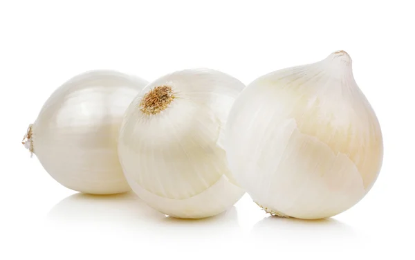 Japonés racimo cebolla en blanco — Foto de Stock