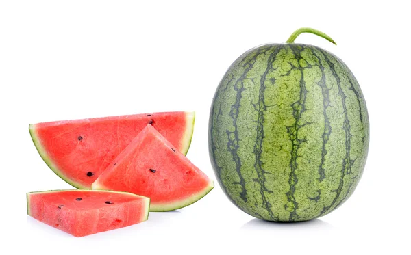 Watermelon on white background — Stock Photo, Image