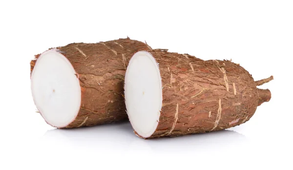 Cassava isolated on a white background — Stock Photo, Image