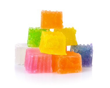 Beyaz arka plan üzerinde Tayland tatlısı