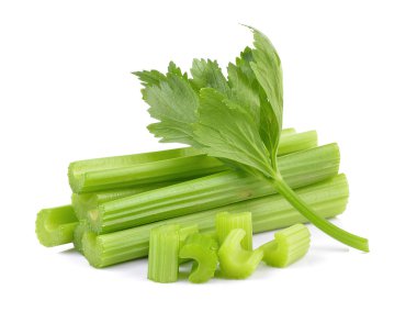 Beyaz arkaplanda kereviz