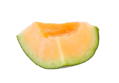 kavun dilimleri beyaz arkaplanda izole