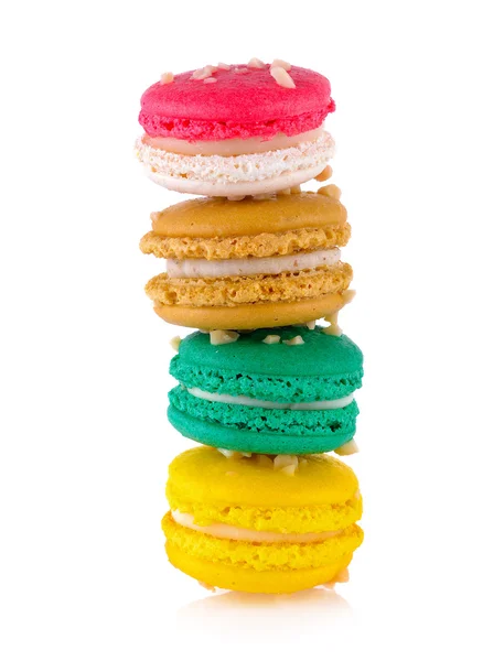 Macaroons on white background — Stock Photo, Image