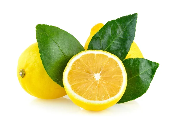 Lemons isolated on white background — Stock Photo, Image