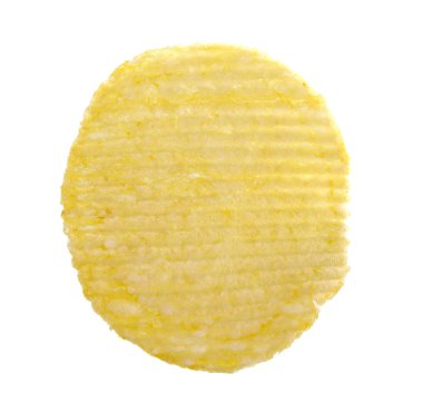 Patates cipsi beyaz arkaplanda izole