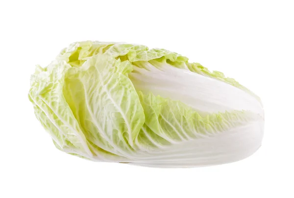 Fresh green lettuce isolated on white — Stock Photo, Image